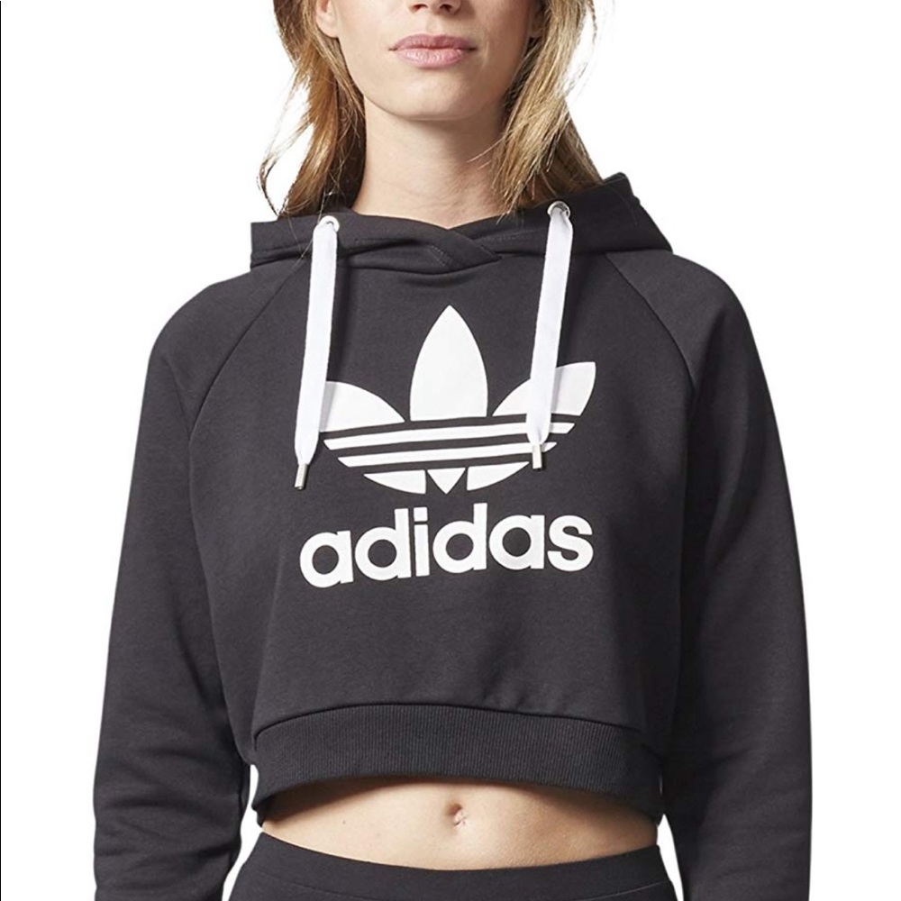 Adidas Cropped Hoodie
